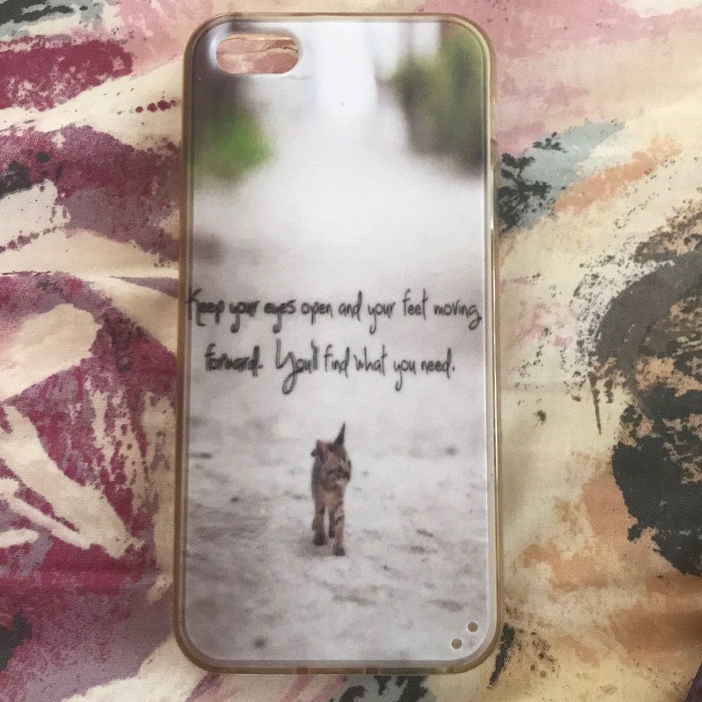 iPhone 5 cat phone case